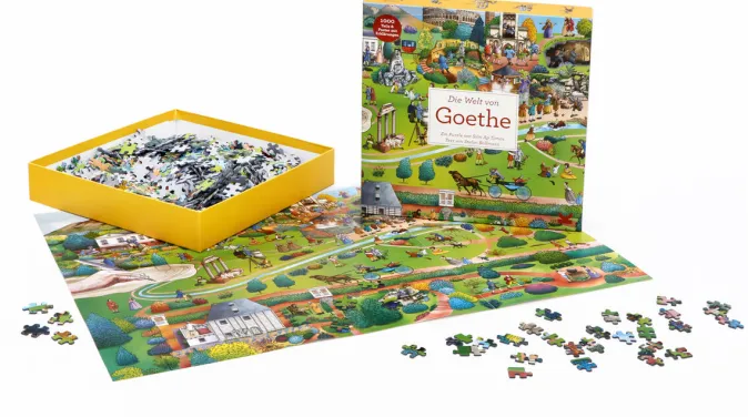 Kinder Laurence King Verlag Puzzle »Die Welt von Goethe«