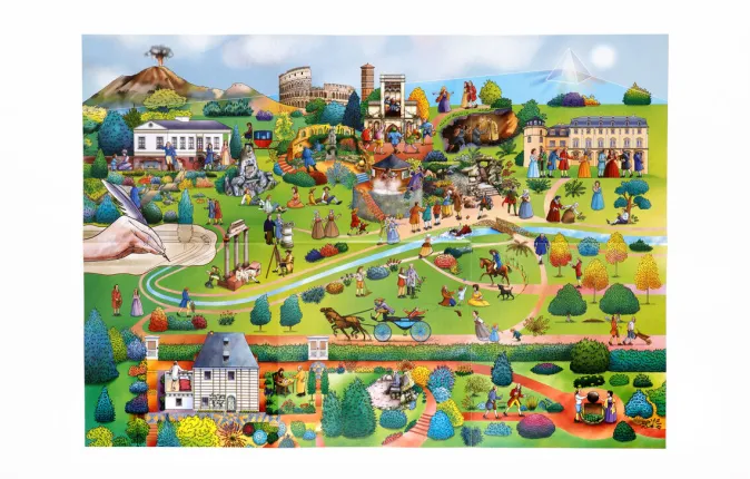 Kinder Laurence King Verlag Puzzle »Die Welt von Goethe«