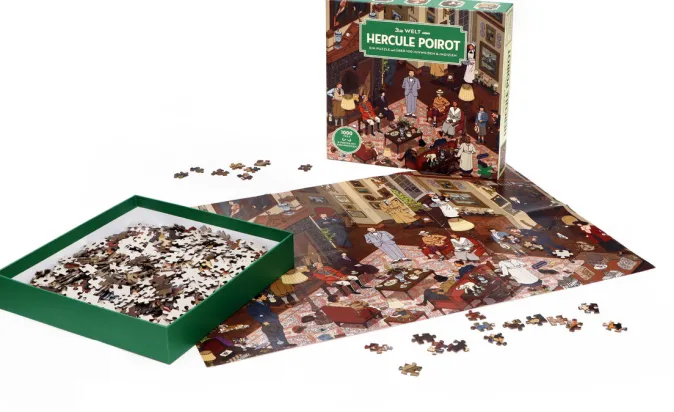 Kinder Laurence King Verlag Puzzle »Die Welt von Hercule Poirot«