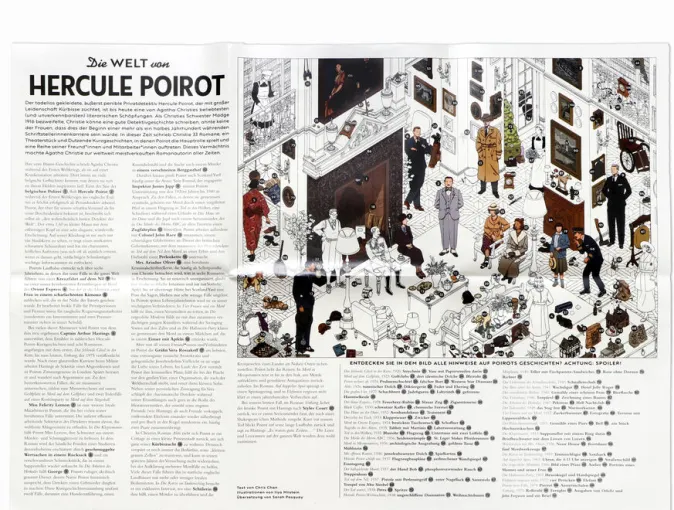 Kinder Laurence King Verlag Puzzle »Die Welt von Hercule Poirot«