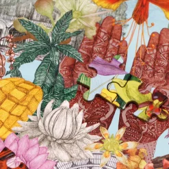 Kinder Laurence King Verlag Puzzle »In 50 Pflanzen um die Welt«