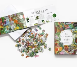 Kinder Laurence King Verlag Puzzle »In 50 Pflanzen um die Welt«