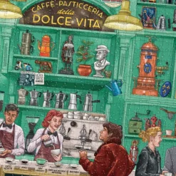 Kinder Water & Wines Puzzle »Italienische Kaffee-Kultur«