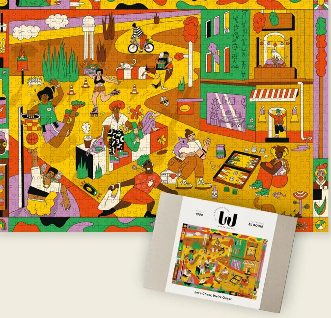 Kinder Wonderpieces Puzzle »Let‘s Cheer, We‘re Queer«