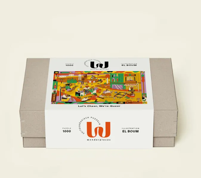 Kinder Wonderpieces Puzzle »Let‘s Cheer, We‘re Queer«