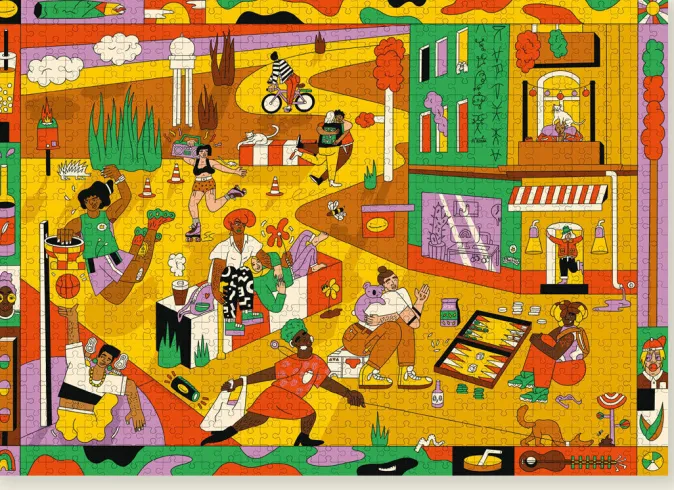 Kinder Wonderpieces Puzzle »Let‘s Cheer, We‘re Queer«