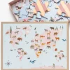 Kinder VISSEVASSE Puzzle »Tierweltkarte«