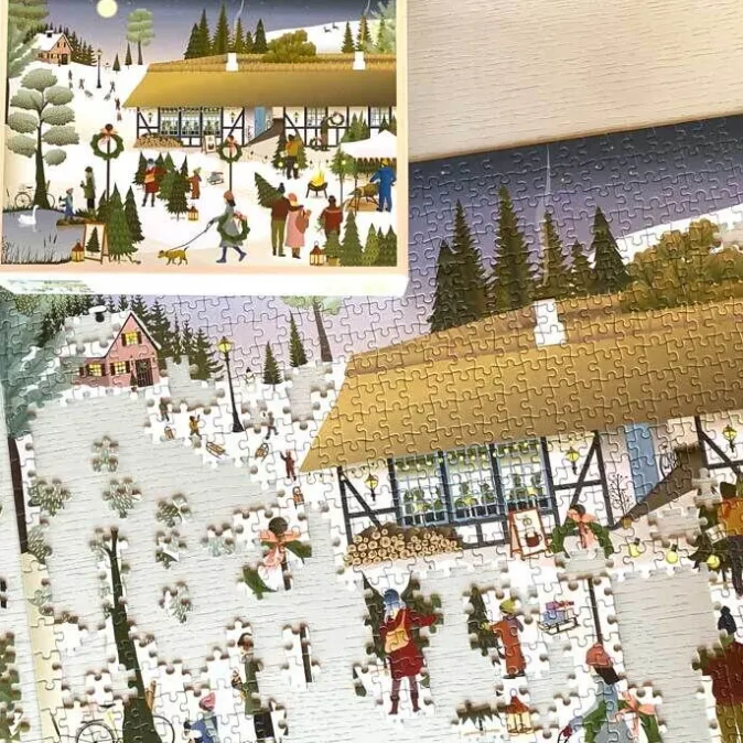 Kinder VISSEVASSE Puzzle »Weihnachtsbaumfarm«