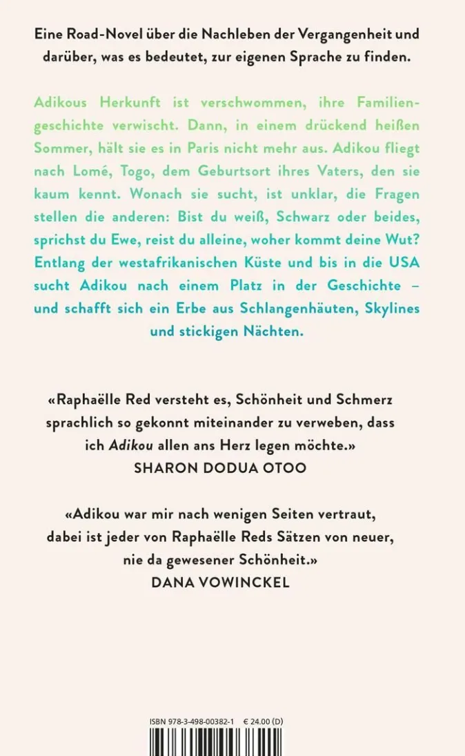 ZEIT Buchhandlung Red, R: Adikou