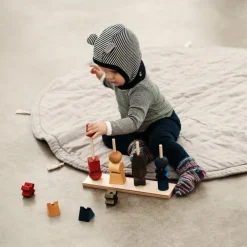 Kinder Wooden Story Regenbogen Steckspielzeug - 16 Teile