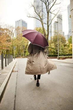 doppler Manufaktur Regenschirm »Norfolk Oxford« Berry