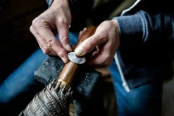 doppler Manufaktur Regenschirm »Norfolk Oxford« Berry