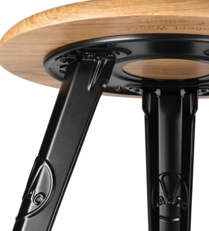 ROWAC -Schemel »Eiche Mattschwarz«