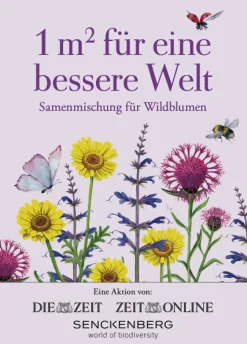 DIE ZEIT Samentütchen Feld- oder Wildblumen »1 Quadratmeter«