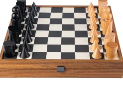 Kinder MANOPOULOS Schachspiel »Bauhaus Schwarz & Weiß« mit Schachfiguren