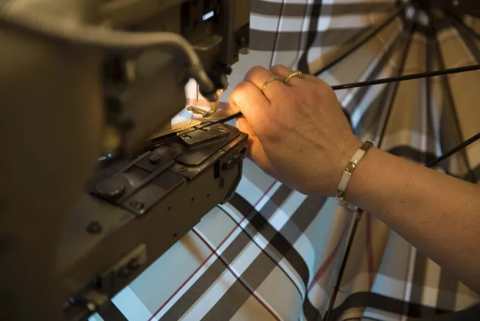 doppler Manufaktur Schirm »Elegance Classic« mit Ledergriff