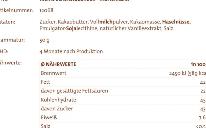 Gmeiner Schokobox »Viel Glück«