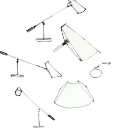 Northern Schwarze Tischlampe »Birdy«