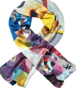 Ars mundi Seidenschal »Gelb-Rot-Blau«, nach Wassily Kandinsky