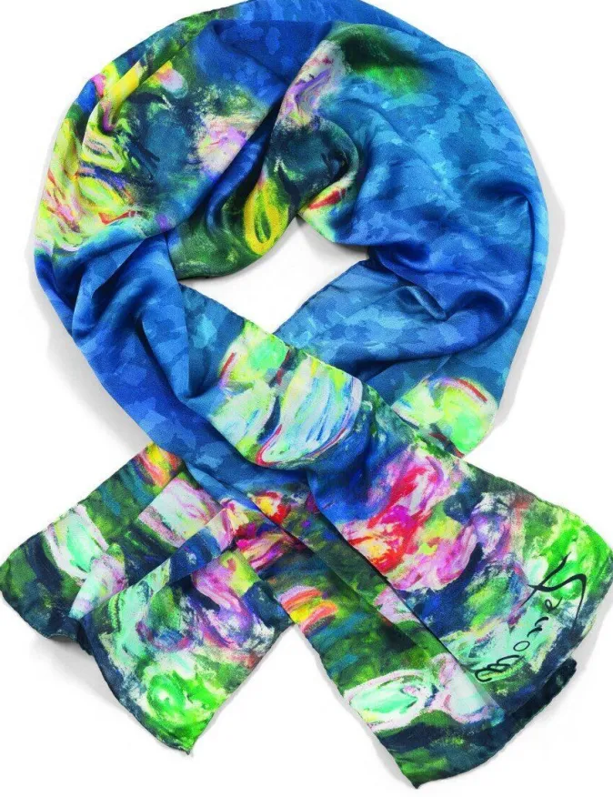 Ars mundi Seidenschal »Seerosen« nach Claude Monet