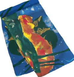 Ars mundi Seidenschal »Zwei Katzen«, nach Franz Marc