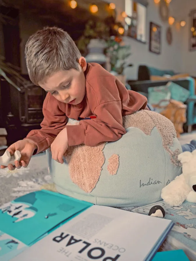 Kinder LORENA CANALS S.L. Sitzkissen »Pouf World Map«