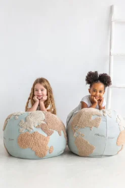 Kinder LORENA CANALS S.L. Sitzkissen »Pouf World Map«
