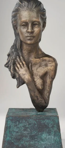 Ars mundi Sorina von Keyserling: Skulptur »Innehalten«, Bronze