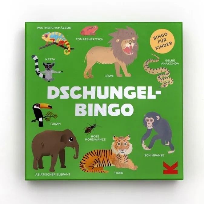 Kinder Laurence King Verlag Spiel »Dschungel-Bingo«