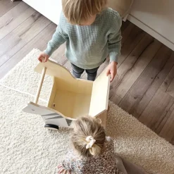 Kinder Small Foot Spielzeugkiste mit Rollen Zebra »Wildlife«