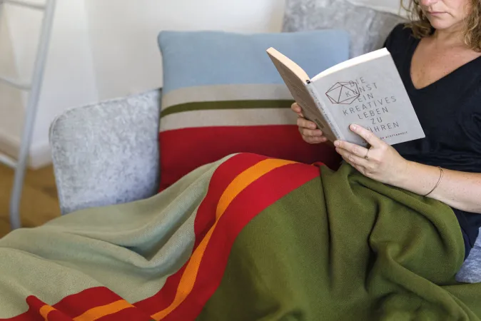 Remember Strickbaumwolldecke