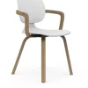 Klöber Stuhl »com 66« Weiß, aus Eiche