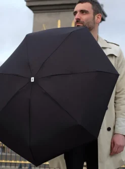 ANATOLE Taschenschirm »Jane«, Schwarz