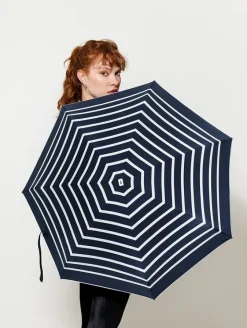 ANATOLE Taschenschirm »Pablo«, Navy, elfenbeinfarben gestreift