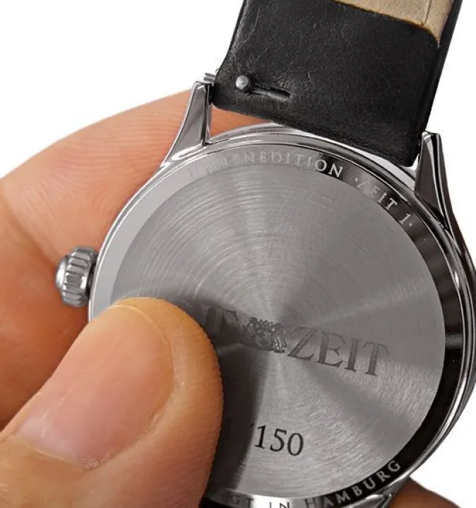 Hentschel Uhrenmanufaktur Uhrenedition »ZEIT 1« aus Edelstahl