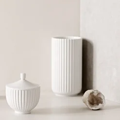 Lyngby Vase »«, weiß
