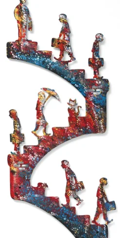 Ars mundi Wandskulptur »Way of Life«, Stahl