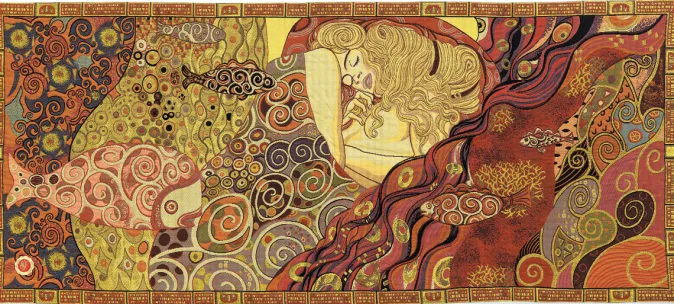Ars mundi Wandteppich »Danae« nach Gustav Klimt