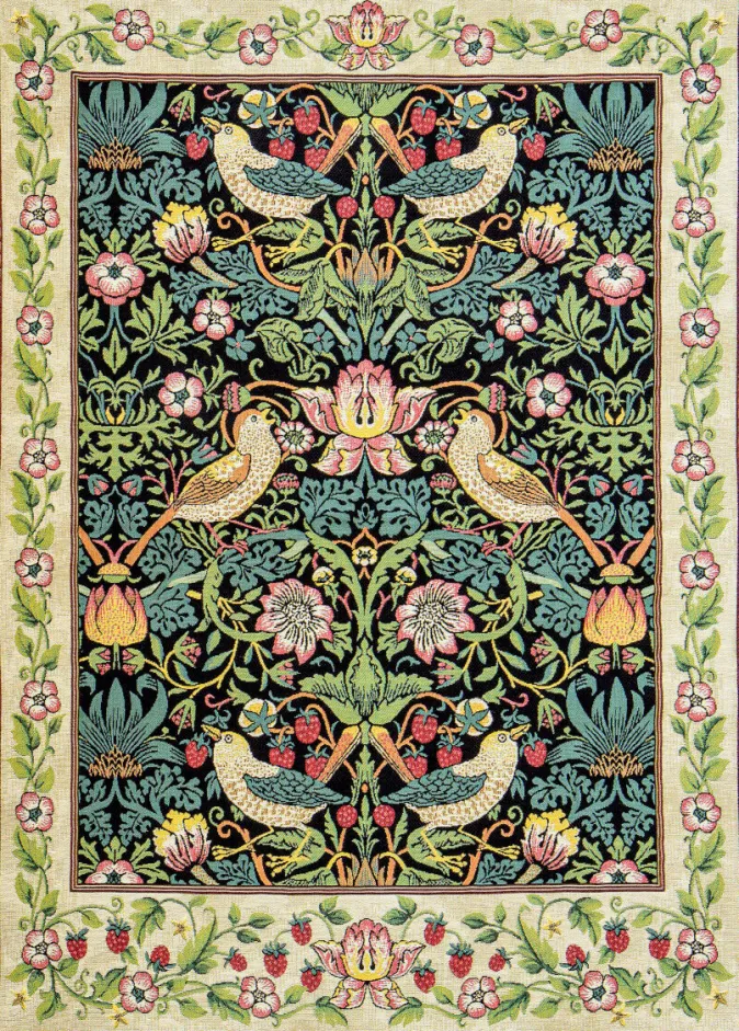 Ars mundi Wandteppich »Strawberry Thief« - nach William Morris