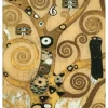 Gustav Klimt Wanduhr »Lebensbaum« nach