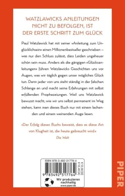 ZEIT Buchhandlung Watzlawick, P: Anleitung zum Unglücklichsein