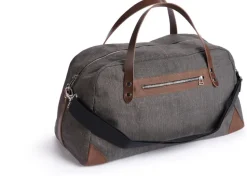 HACK Lederwaren Weekender aus Segeltuch