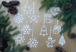 Silke Decker Weihnachtsanhänger, 6er Set