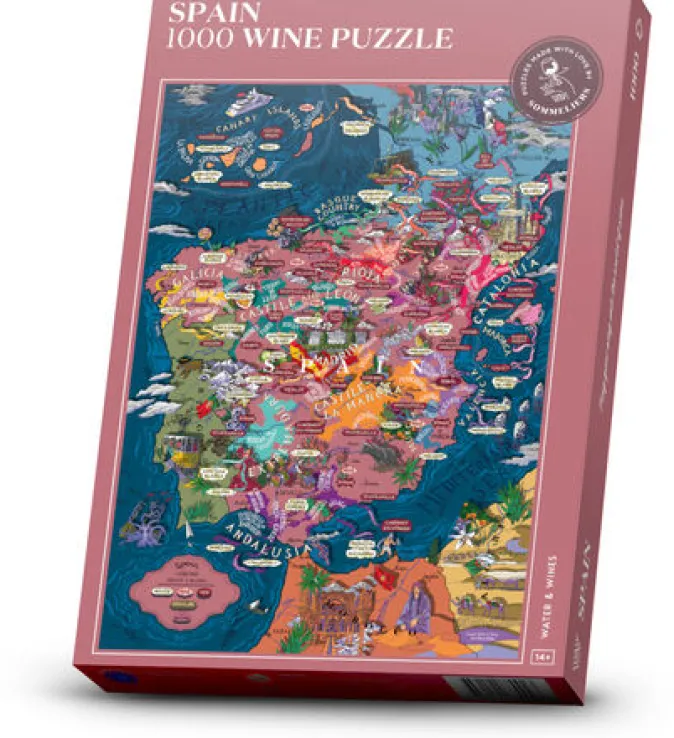 Kinder Water & Wines Wein Puzzle »Spanien«