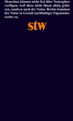 ZEIT Buchhandlung Wesche, T: Rechte der Natur