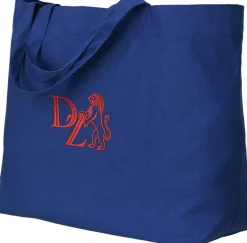 Embacollage ZEIT Canvas-Tasche »Blau Orange«