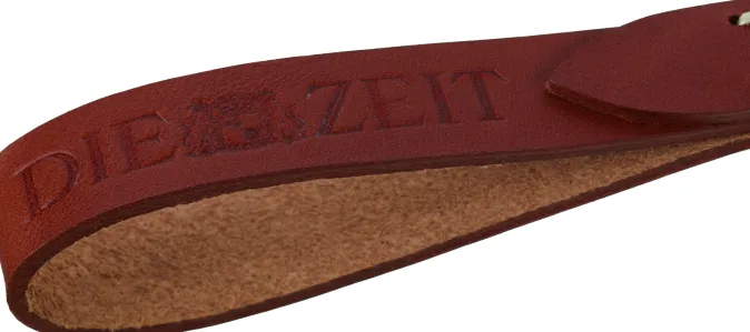 DIE ZEIT ZEIT Kollektion: Leder-Schlüsselanhänger