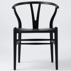 Carl Hansen ZEIT Sonderedition »CH24«, Wishbone Chair aus Buche und Leder