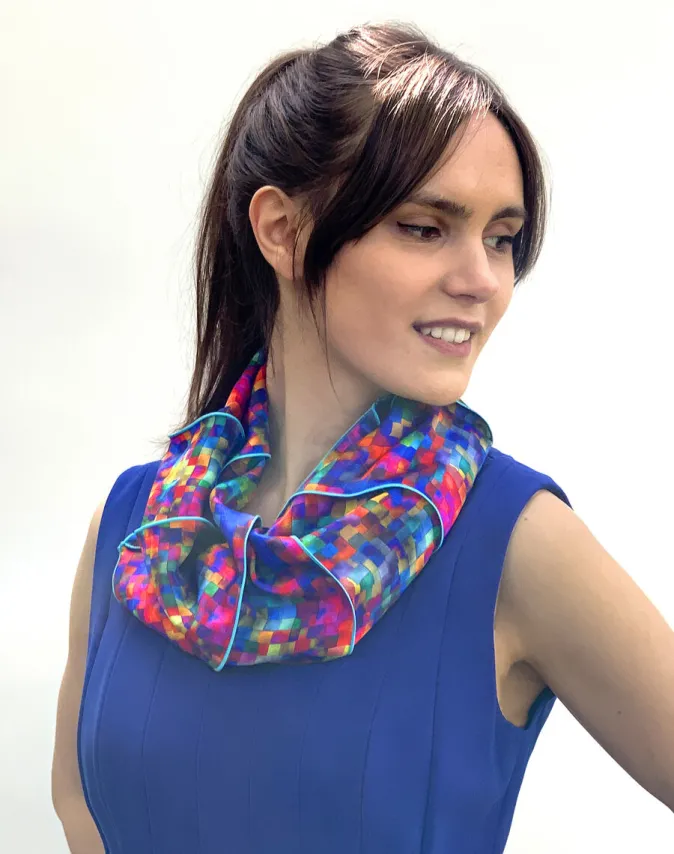 Ulrike Isensee ZEIT-Loopschal »Mosaik«