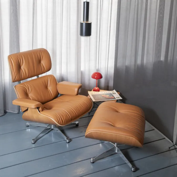 VITRA ZEIT-Sonderedition »Lounge Chair & Ottoman«